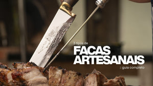 3 Tipos de Facas Artesanais Ideais para Iniciantes: Utilitária, Churrasco e Chef