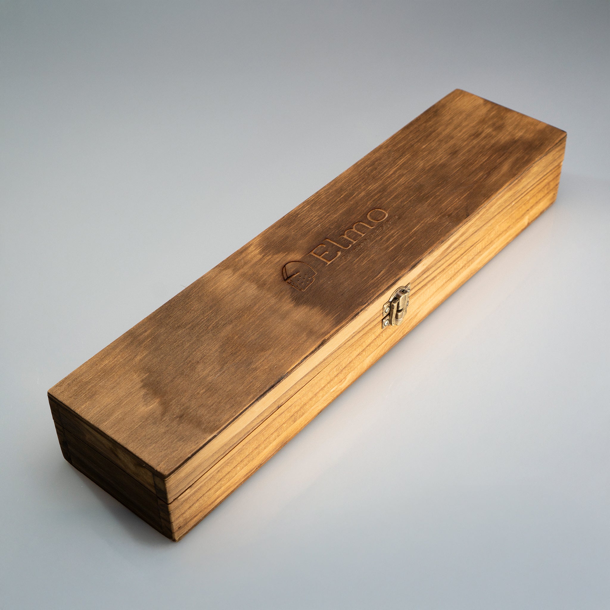Caixa de Madeira para Facas Elmo