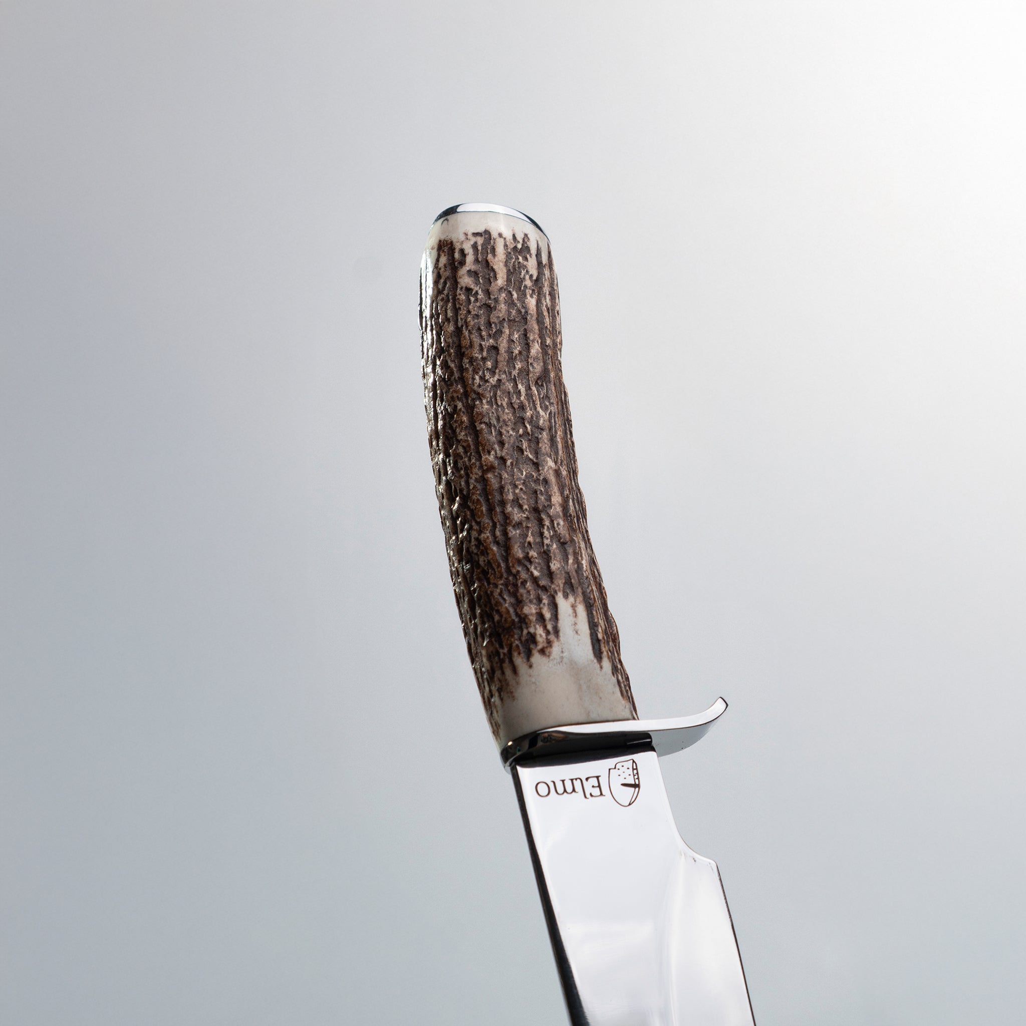 Faca Caça Elmo Cabo Chifre de Cervo 8"