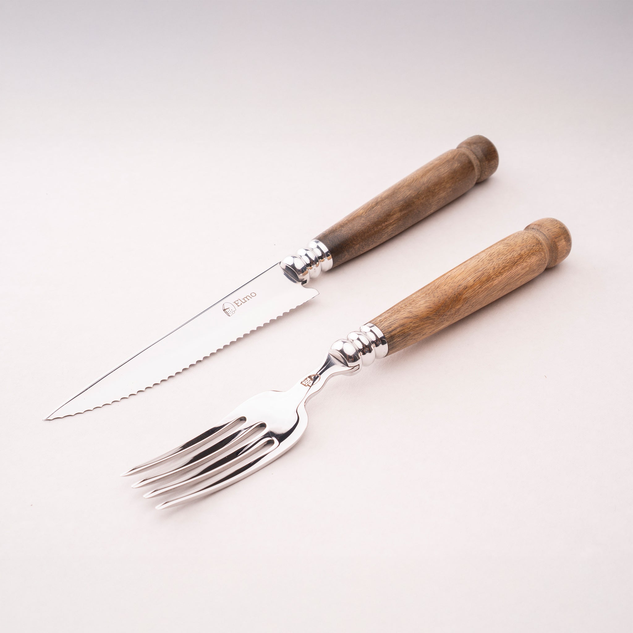 Conjunto Talher em Madeira Elmo