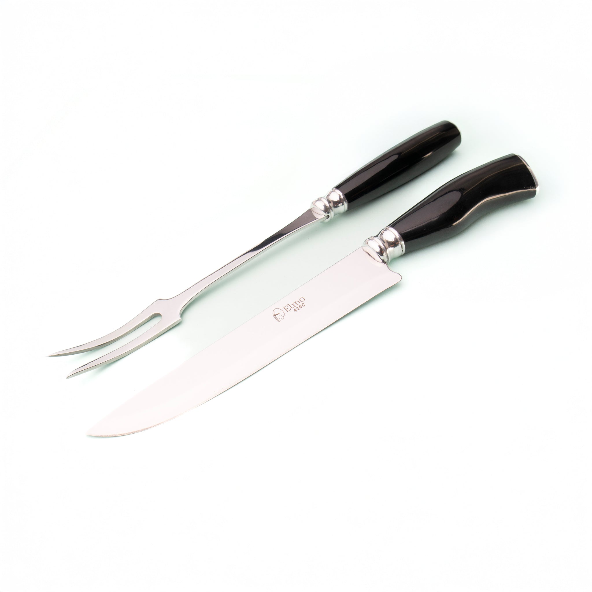 Conjunto Faca e Garfo AL Cabo Chifre 8"