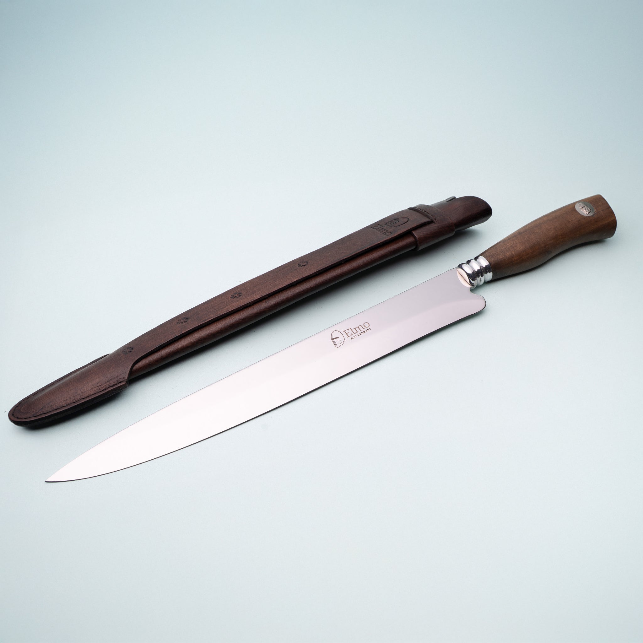 Faca Campeira 11" com Cabo de Madeira