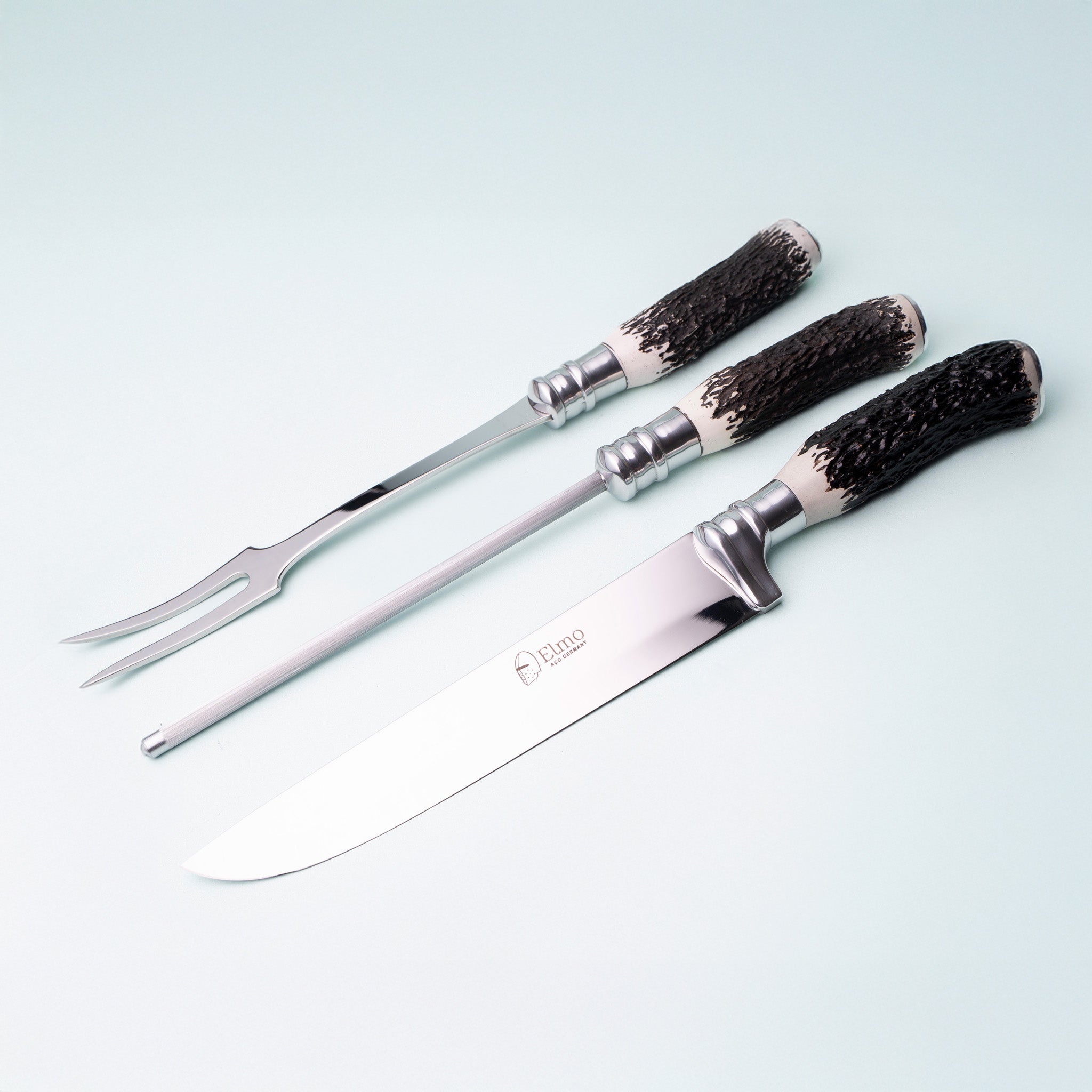 Conjunto AL 3 Peças Cabo Chifre de Cervo