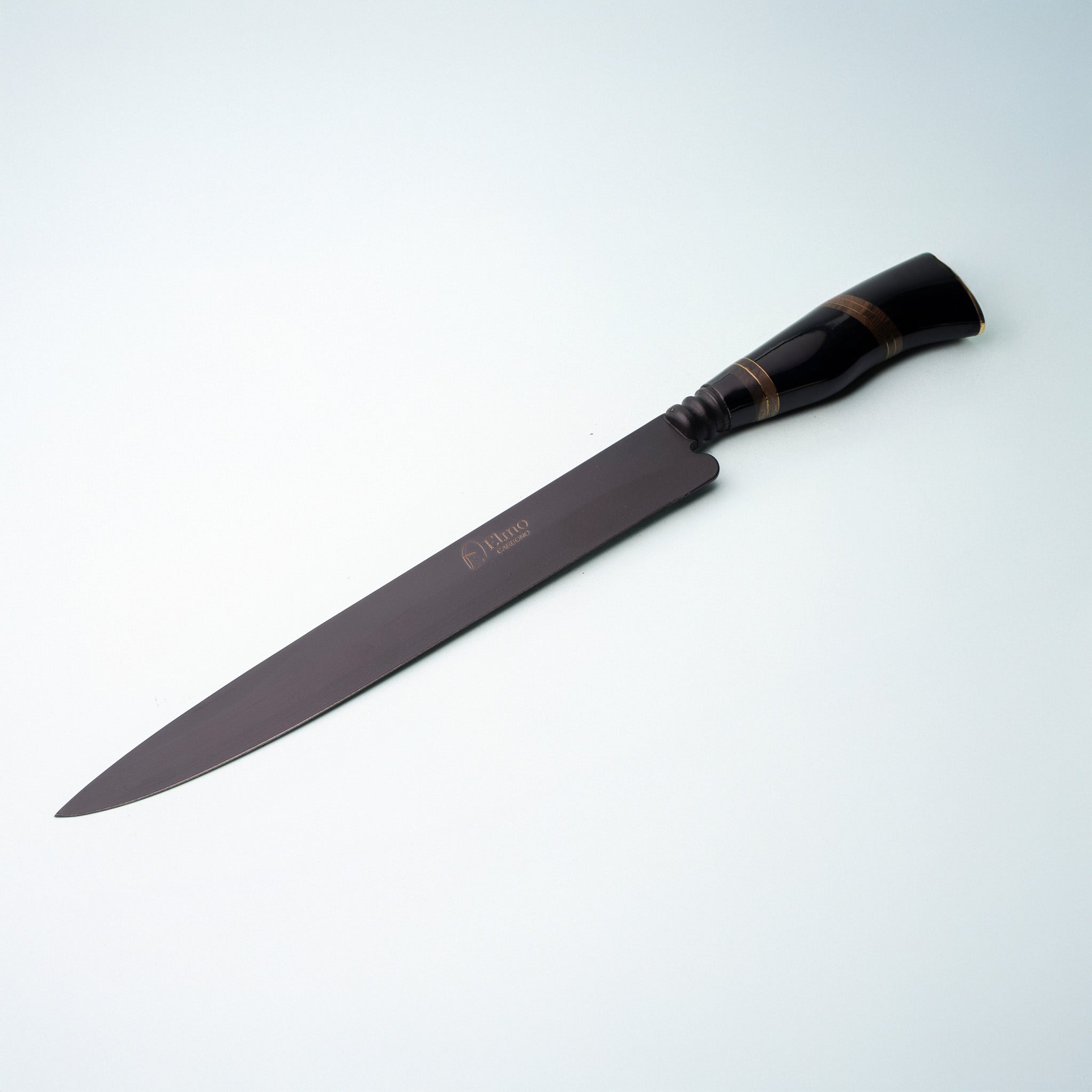 Faca Campeira 9” Aço Carbono Cabo Variado