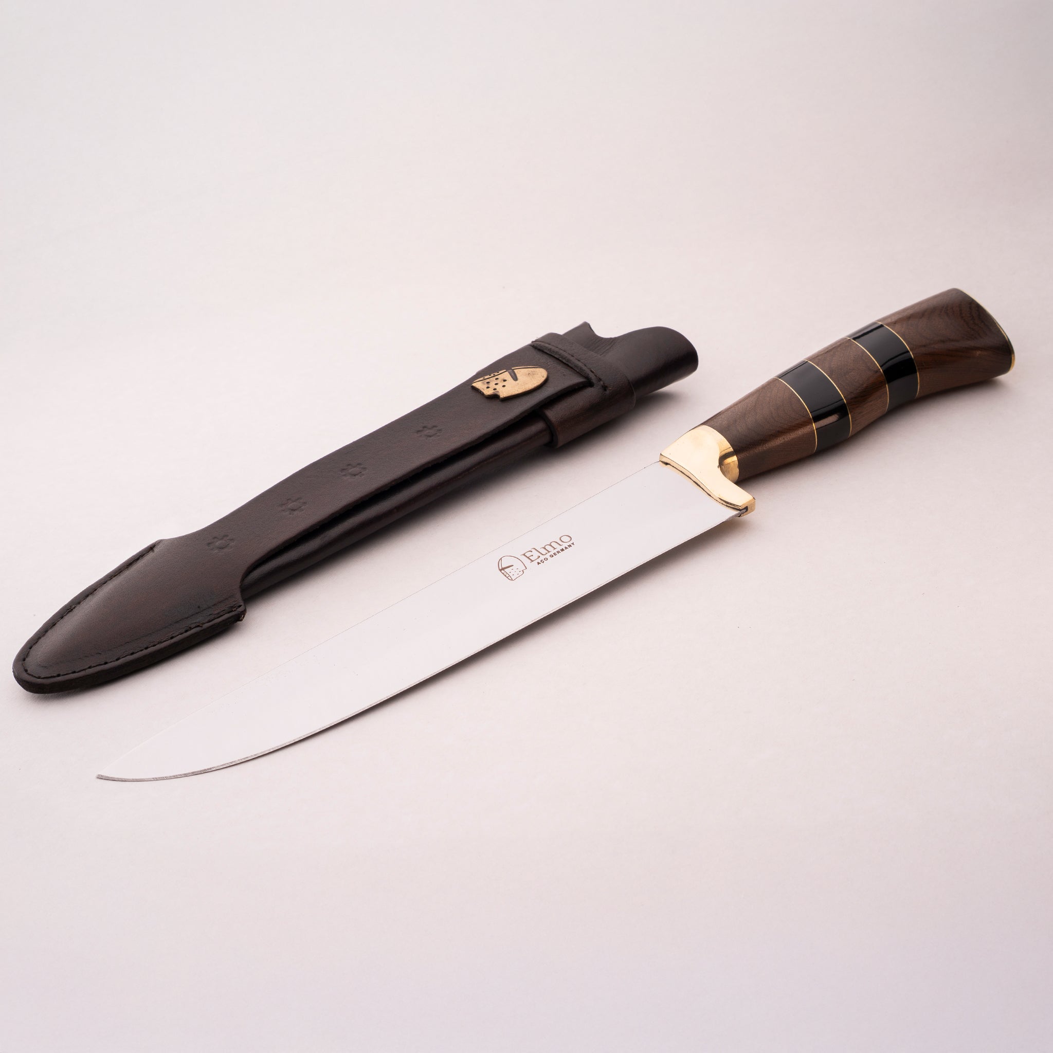 Faca Churrasco Cabo Madeira Variado 8"