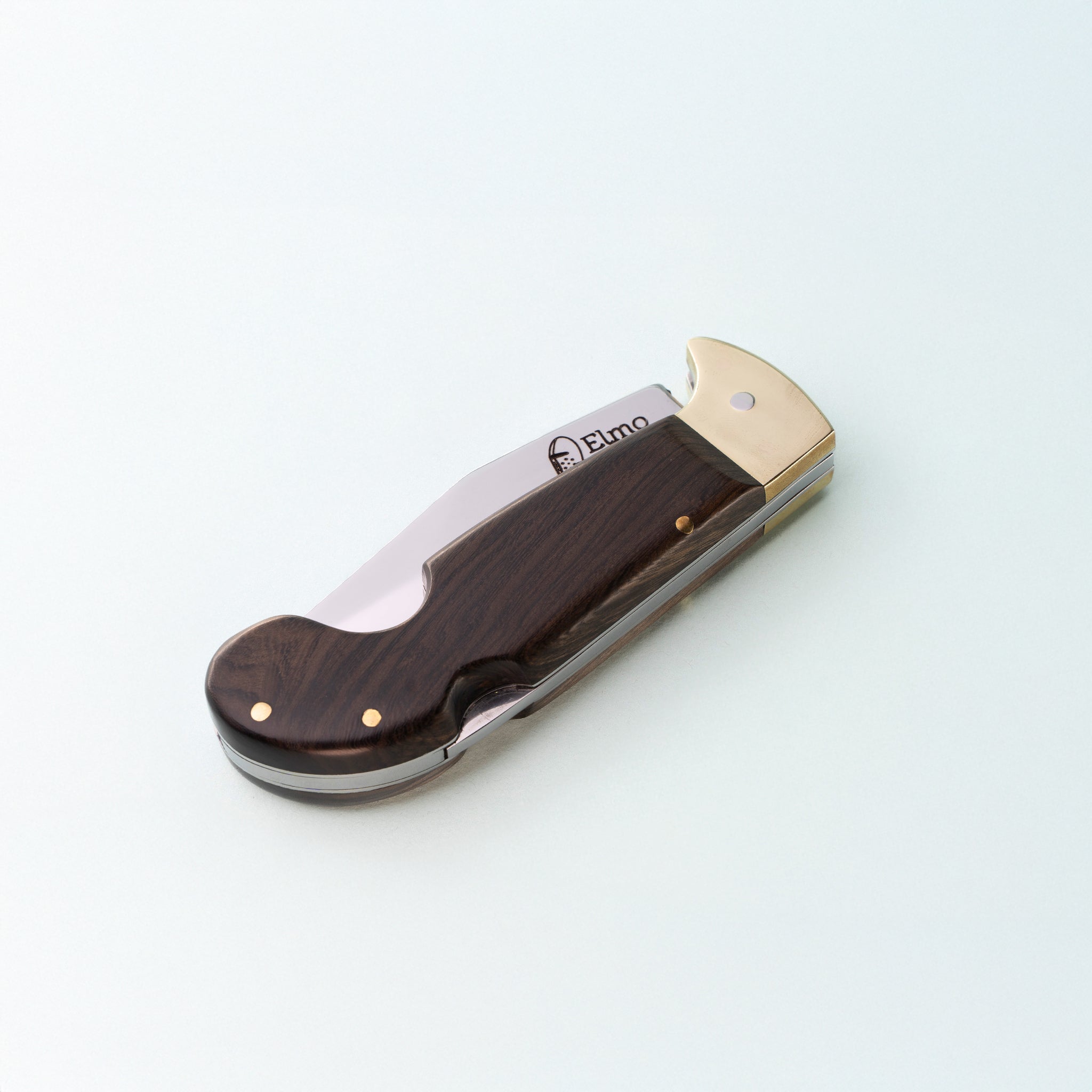 Canivete Sorocaba Dorso Liso e Cabo Madeira