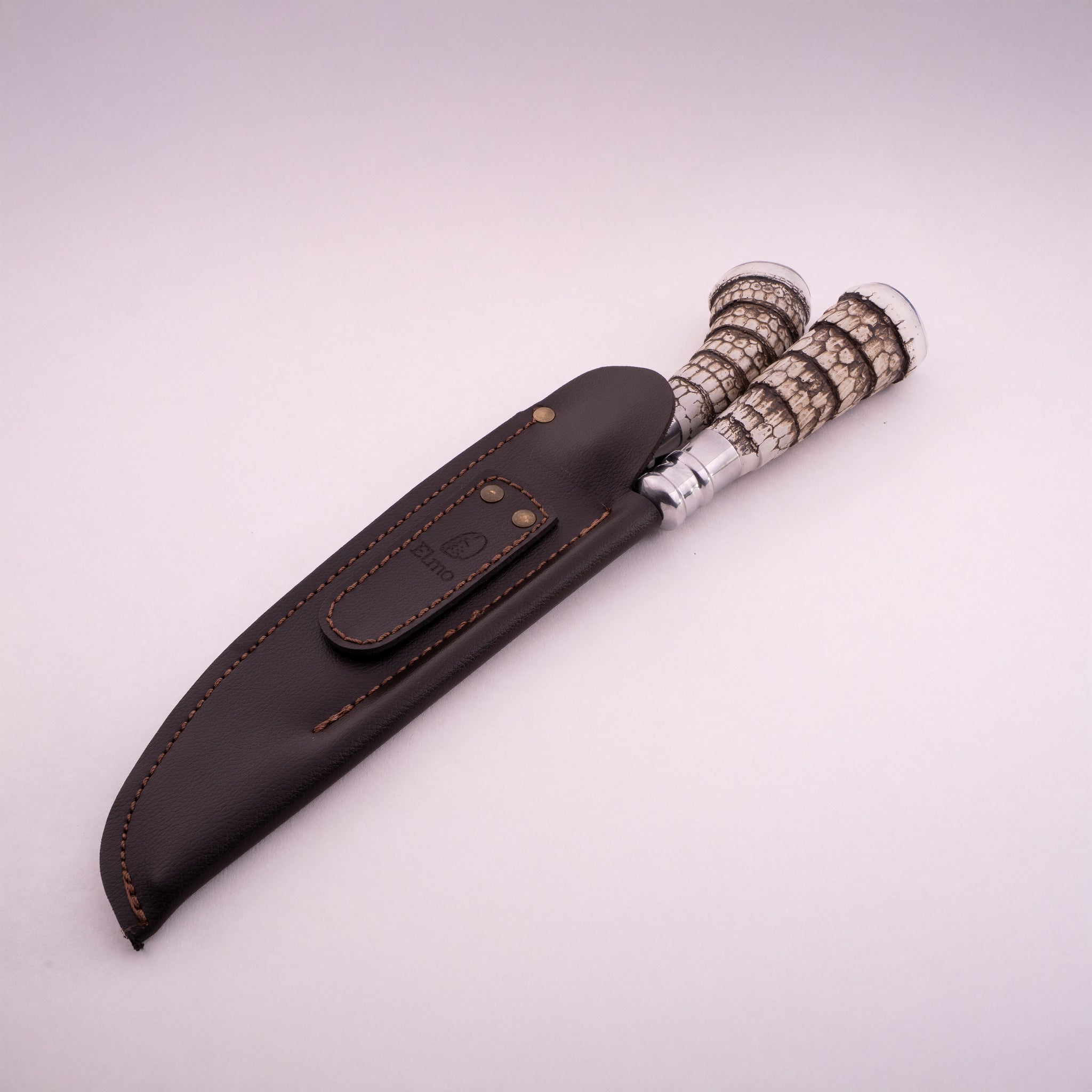 Conjunto Faca e Chaira AL Cabo Rabo de Tatu