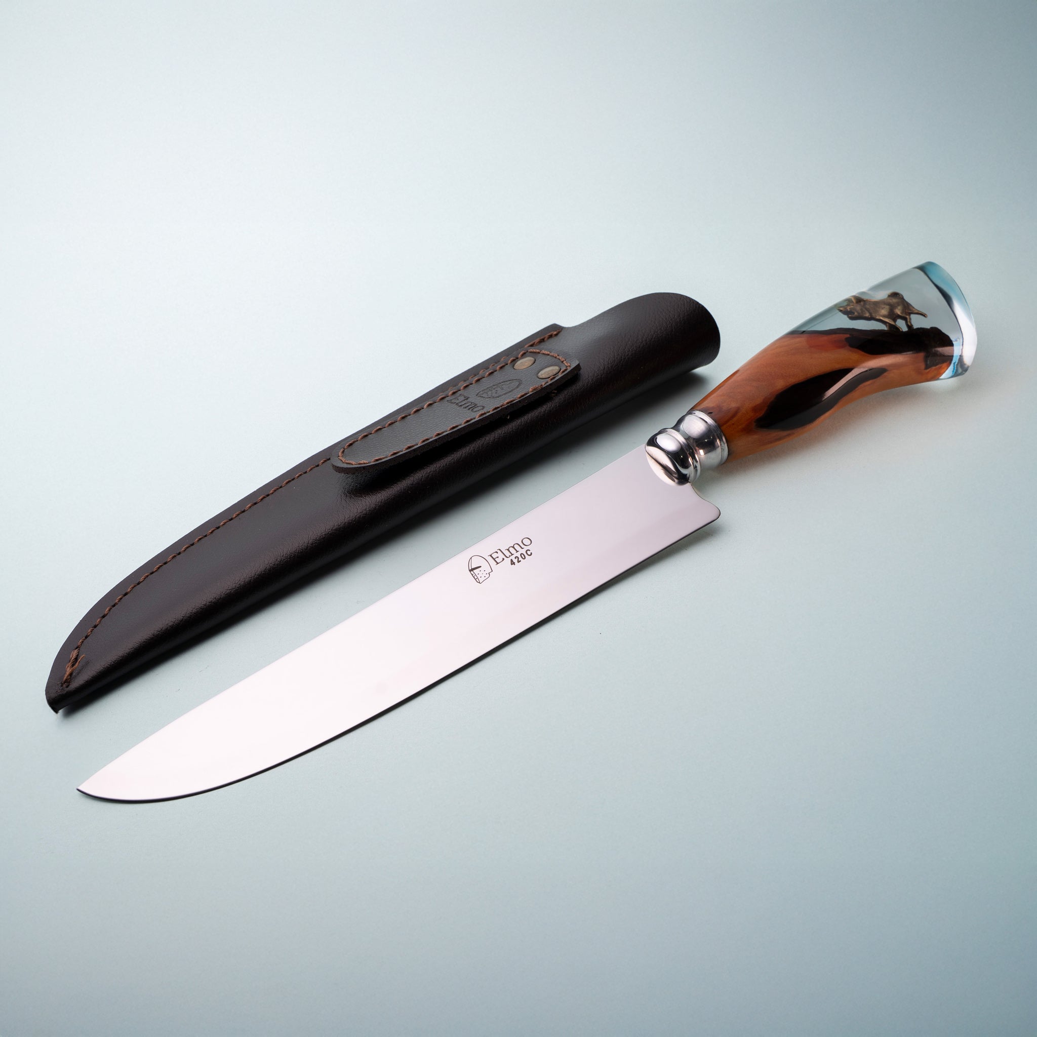 Faca Churrasco Cabo Híbrido Javali 8"