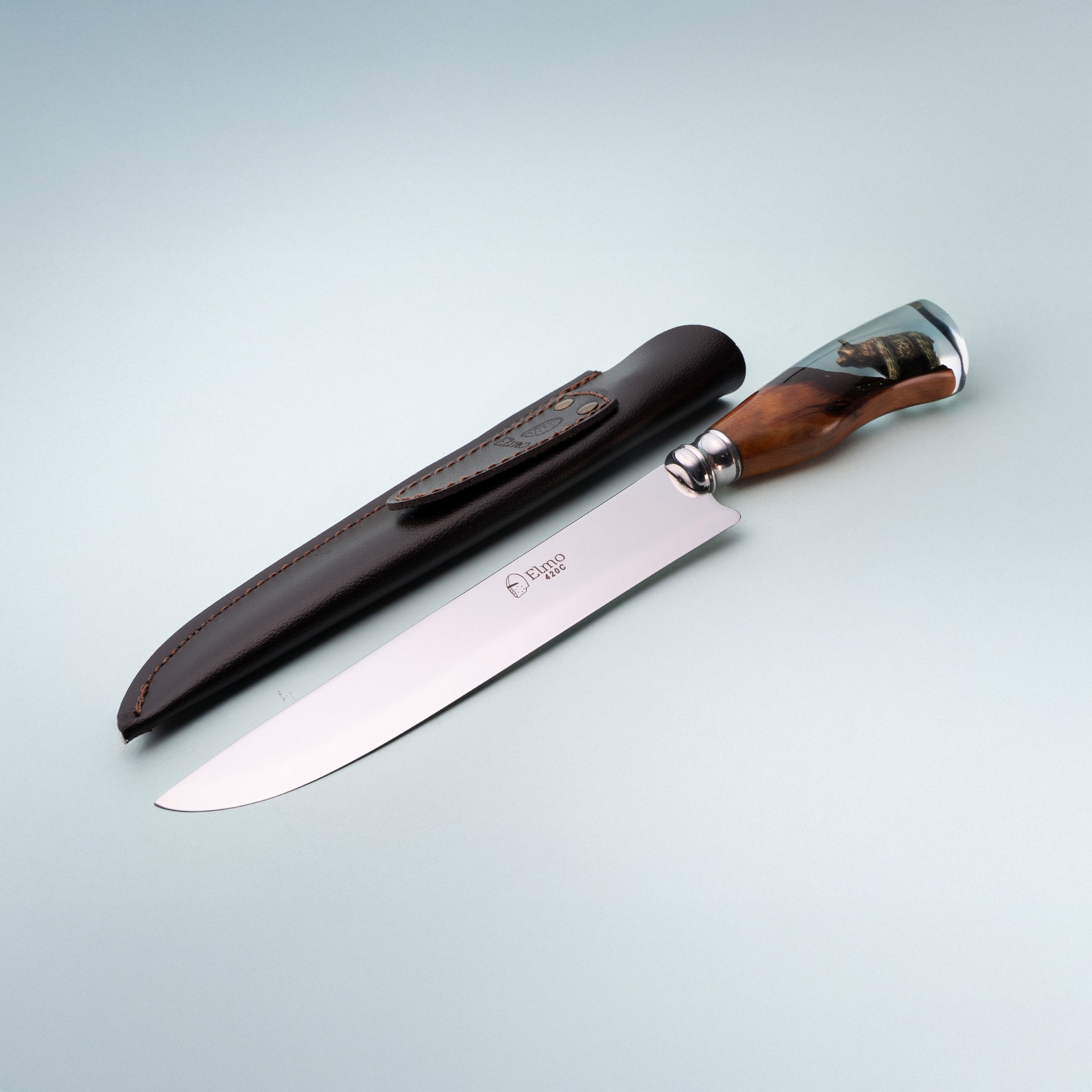 Faca Churrasco Cabo Híbrido Urso 8"