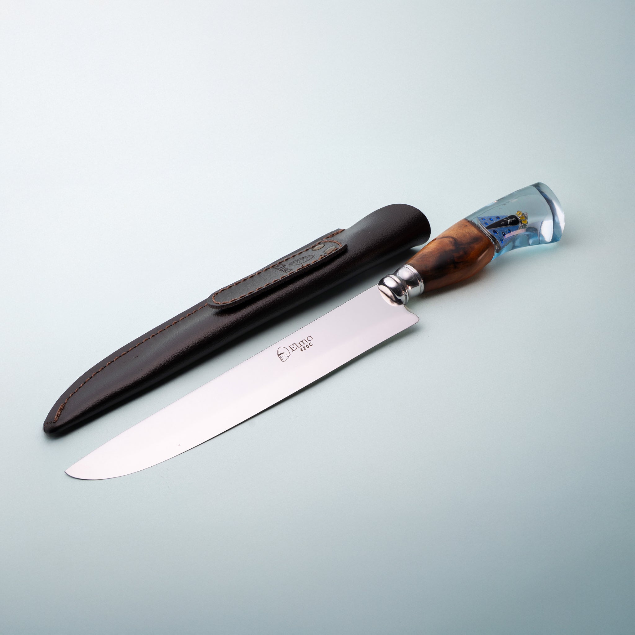 Faca Churrasco Cabo Híbrido Nossa Senhora 7"