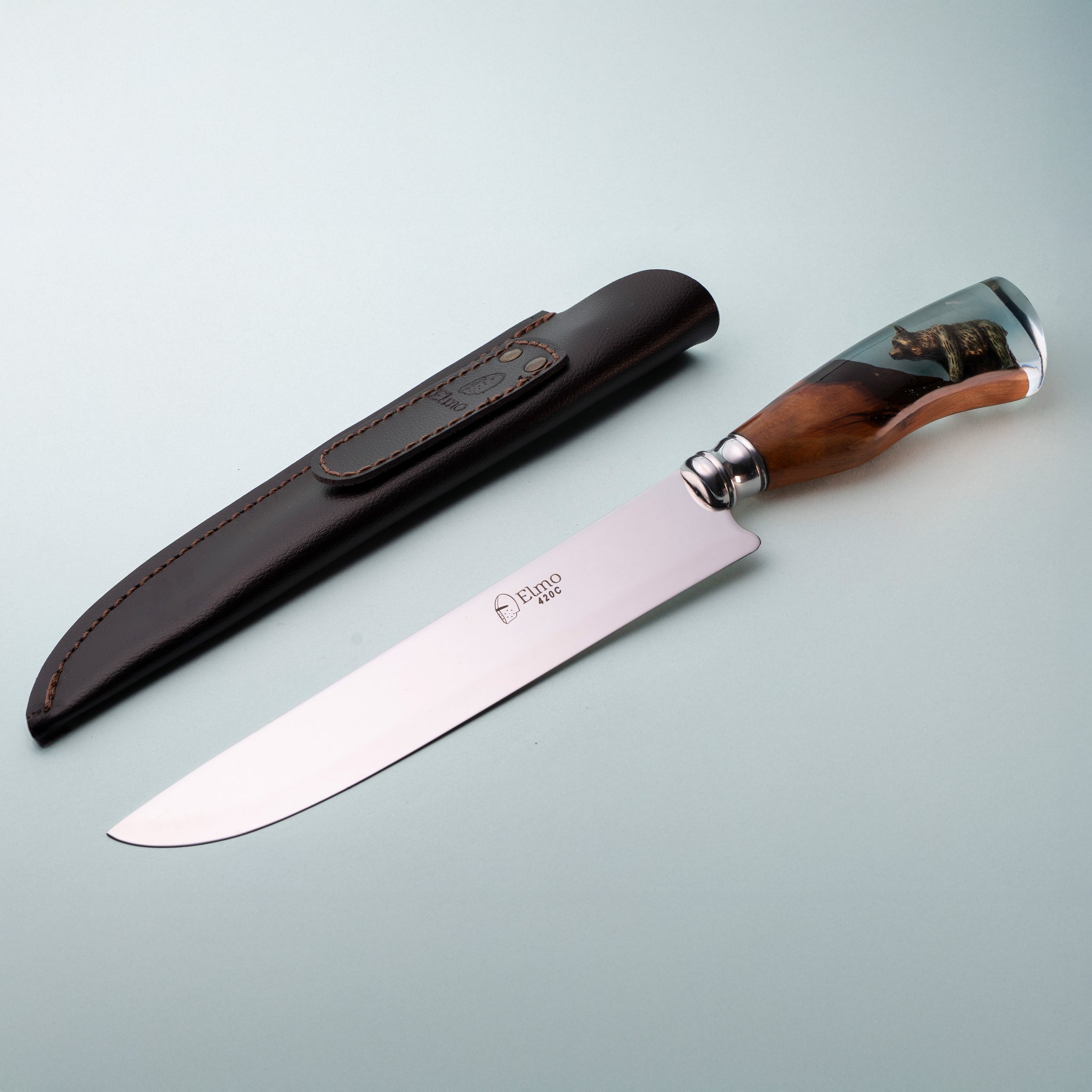 Faca Churrasco Cabo Híbrido Urso 8"