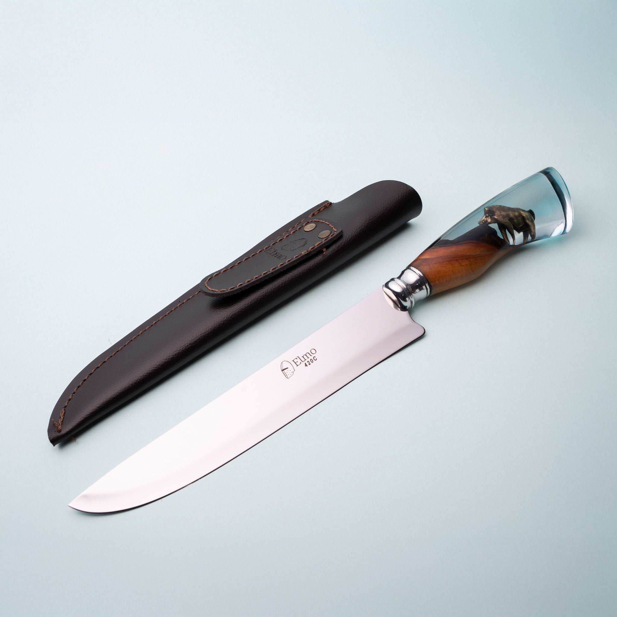 Faca Churrasco Cabo Híbrido Javali 8"