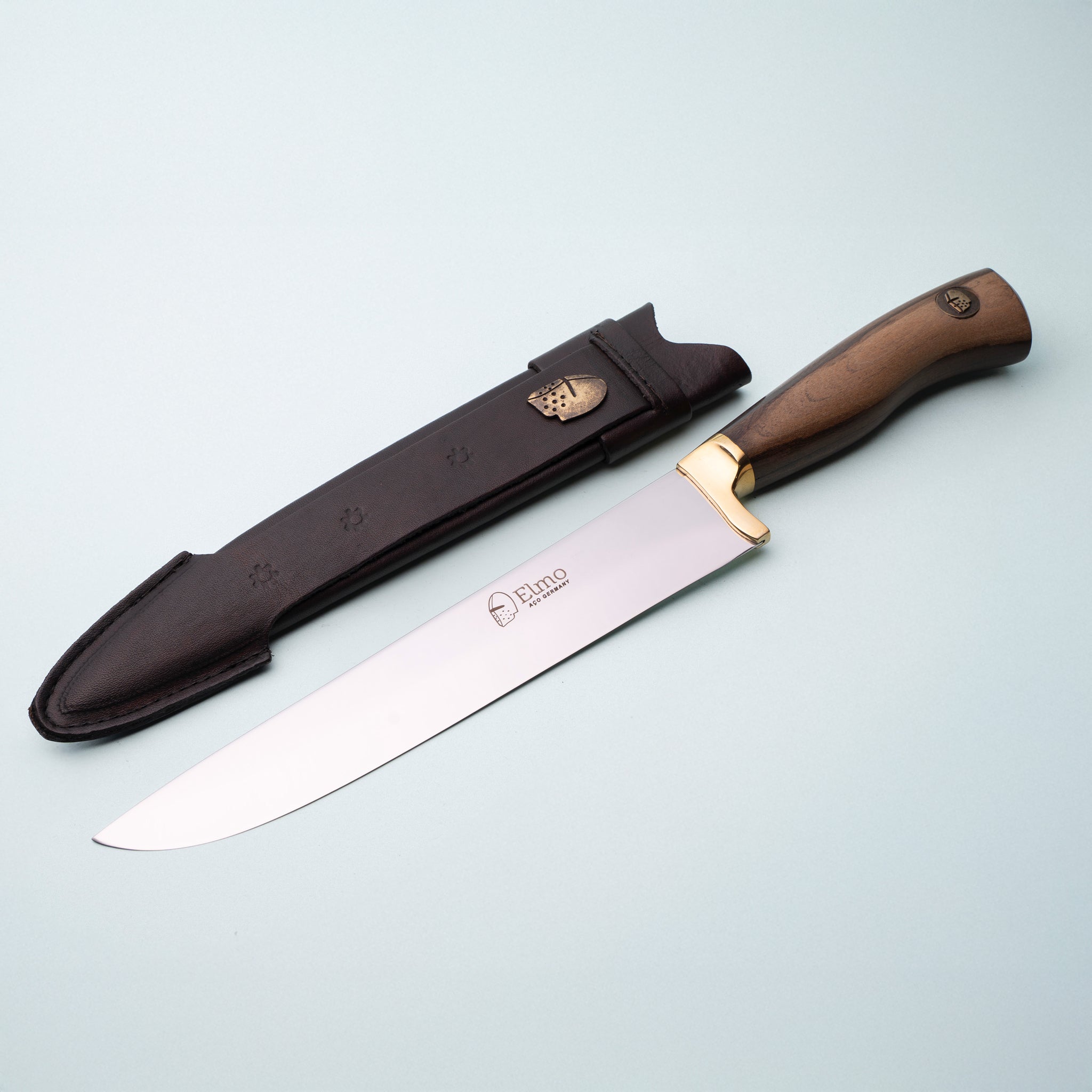 Faca Churrasco Cabo Madeira 7"