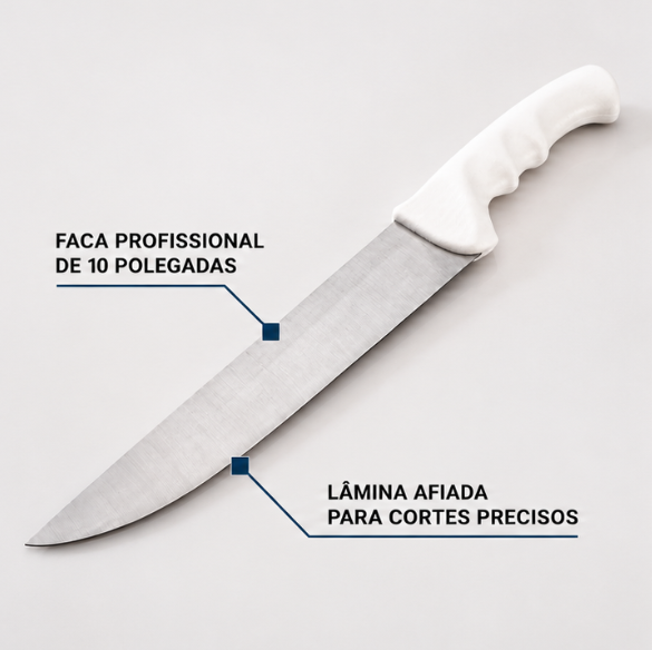 Faca Profissional de 10 Polegadas Elmo – foto 2