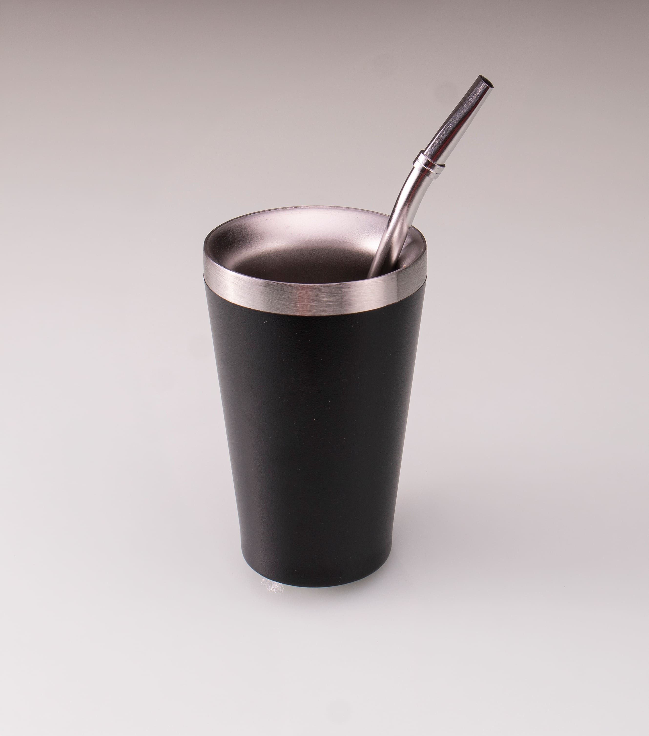 Copo Para Tererê Em Aço Inox Com Canudo