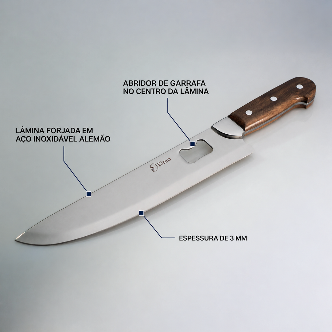 Faca Picanheira com Abridor 10 Polegadas