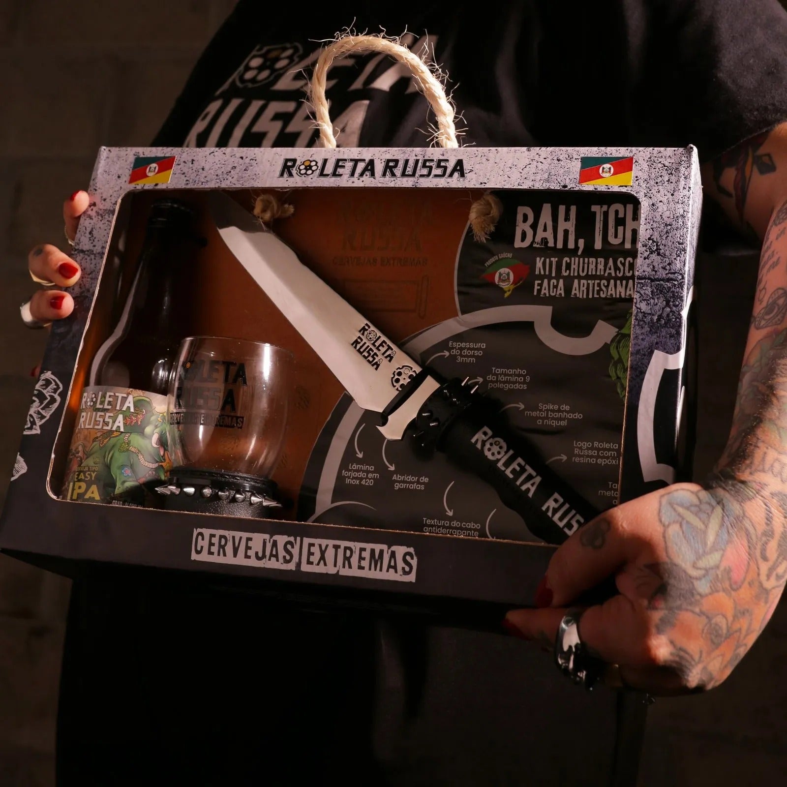 Kit Churrasco Roleta Elmo