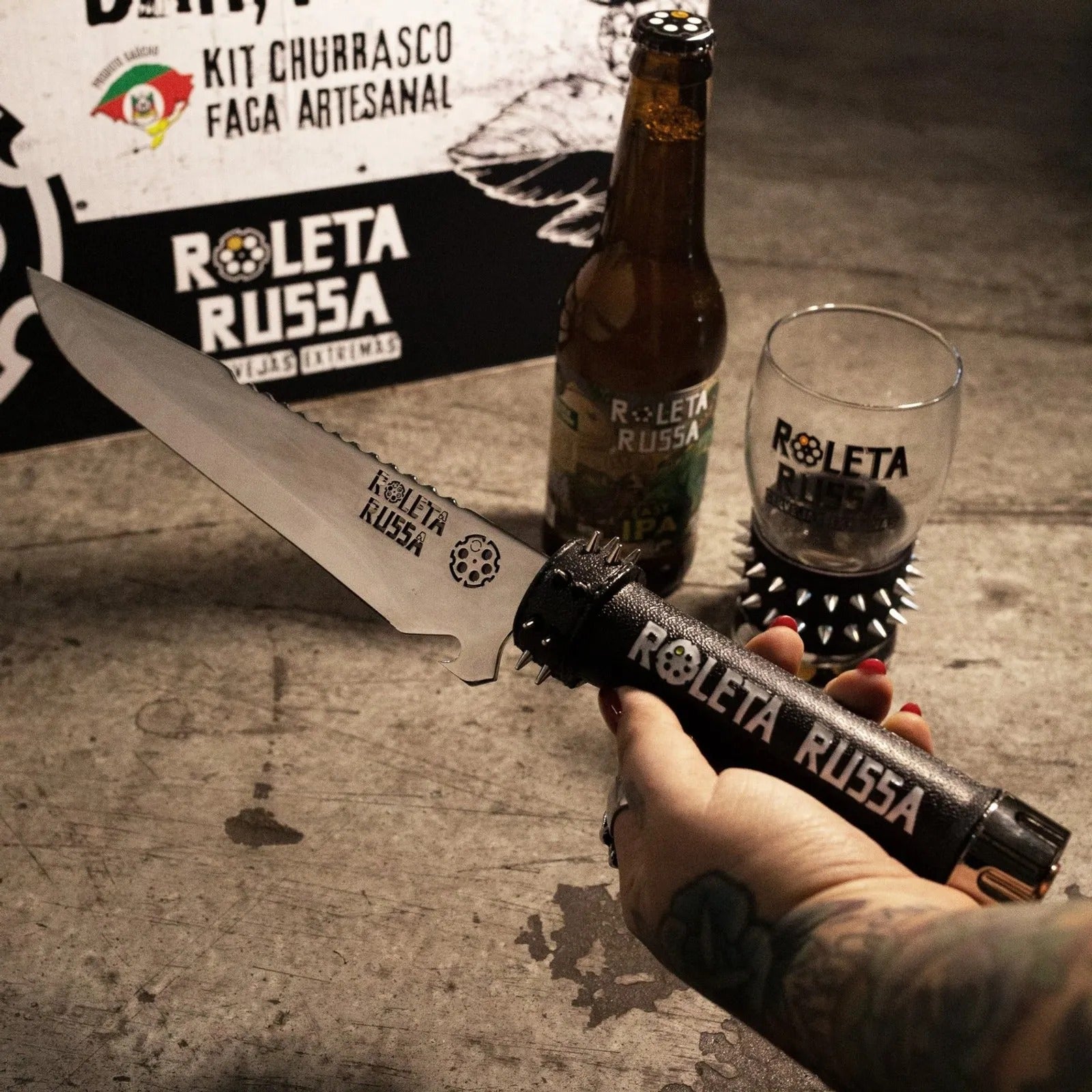 Kit Churrasco Roleta Elmo
